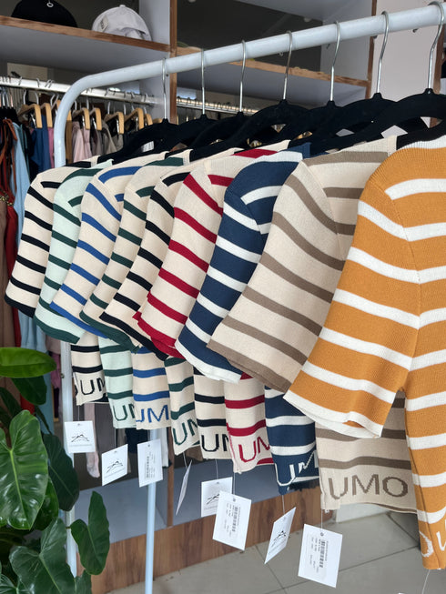 Strips Crop Tops